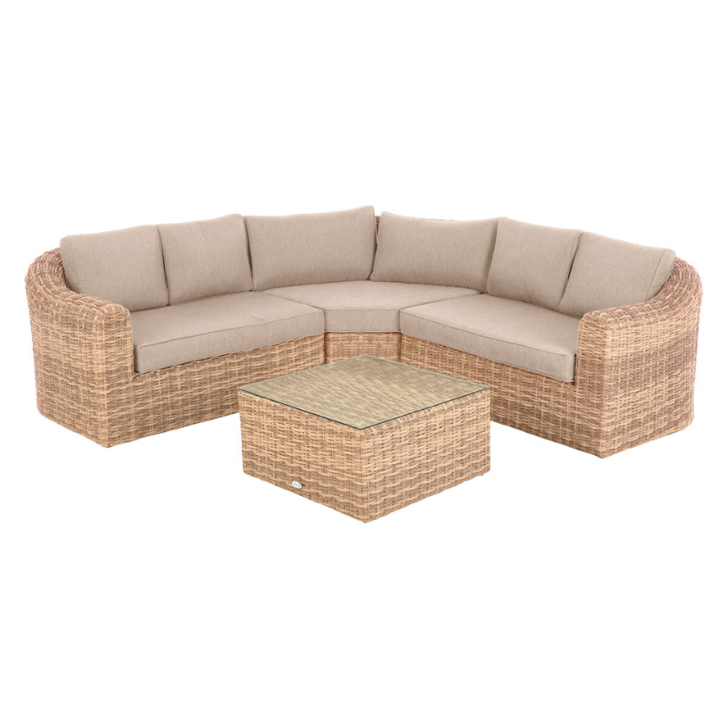 Salon d'angle de jardin MAYA - 5 places