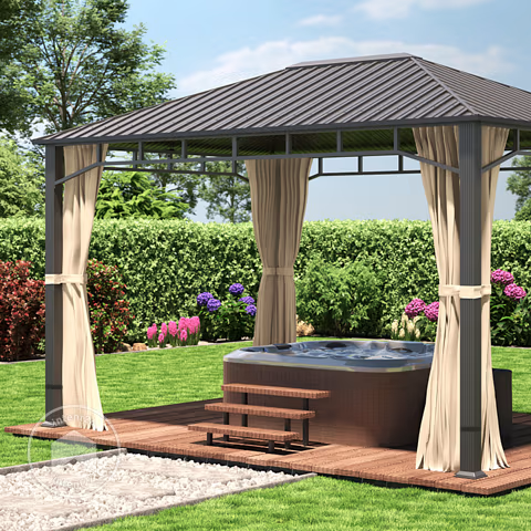 Tonnelle de jardin Sunset Superior, 3×4 m