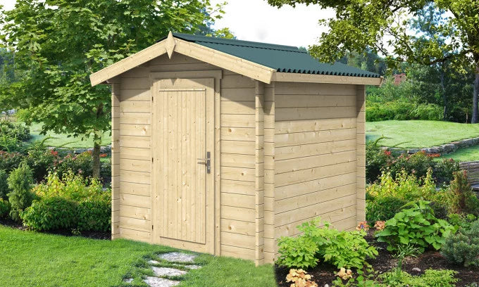 WORKER 1 capanno da giardino da 34 mm - 4 m² interni