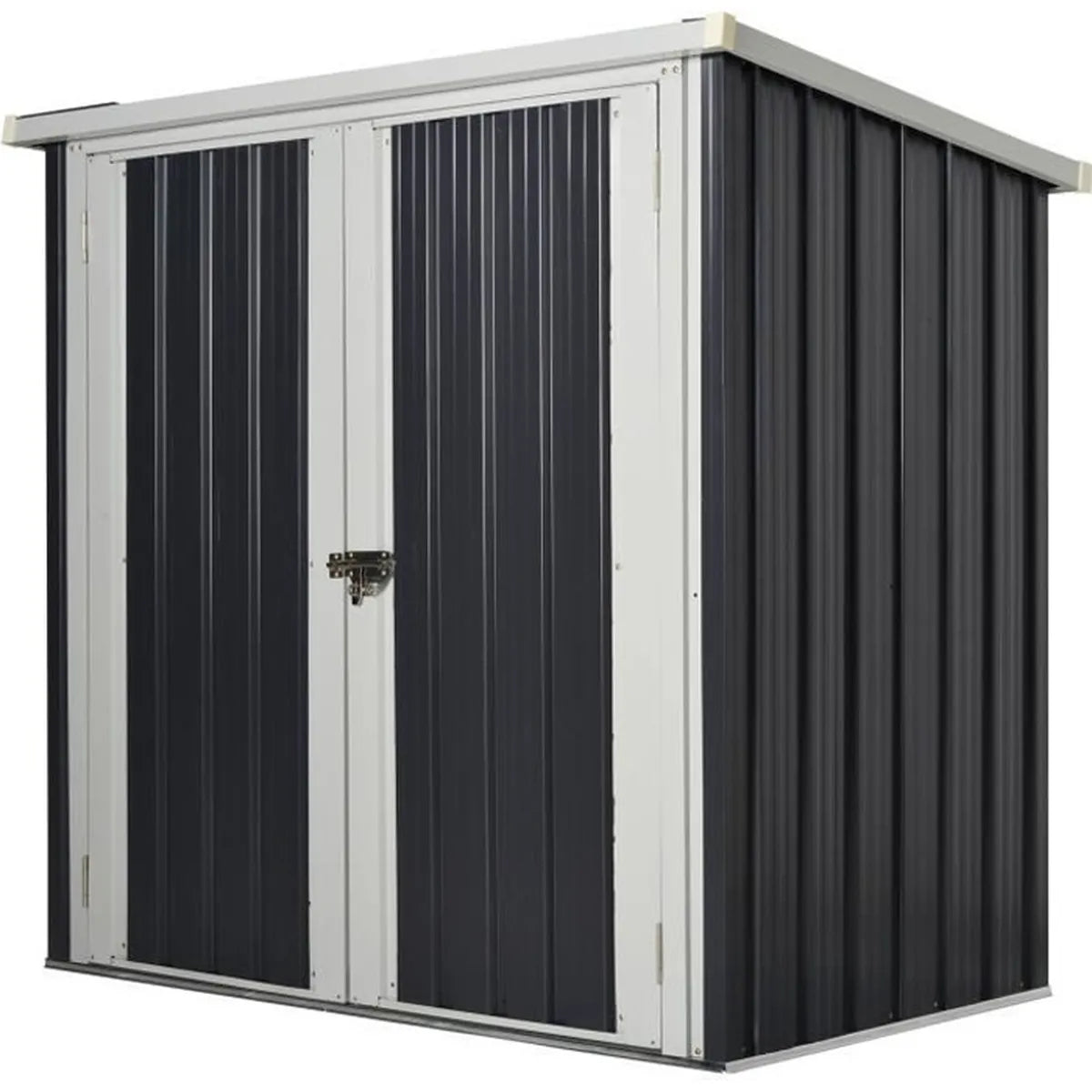Abri de Jardin en Acier - 147 x 86 cm - 1,26 m² - 2 portes verrouillables