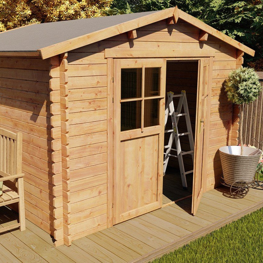 Abri de Jardin Traité Autoclave MARMANDE - 7,53m² - 3,98m²