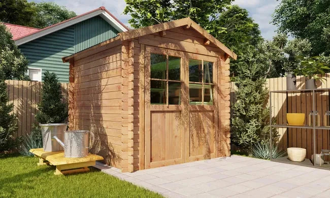 Abri de Jardin Traité Autoclave MARMANDE - 7,53m² - 3,98m²