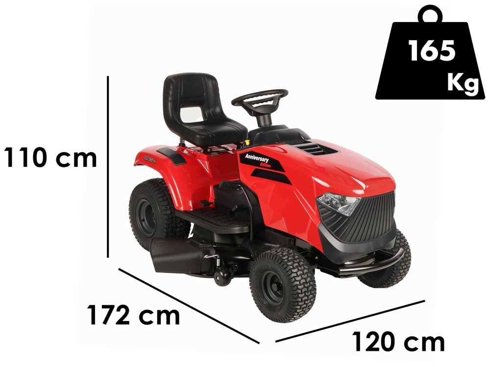 Tosaerba a cavalcioni BRONCO 107T-S 